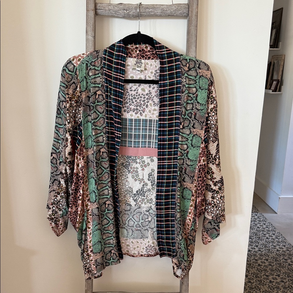 Ivy Jane Multicolor Patterned Blazer - image 1